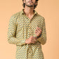 The Beige Color Butti Print Shirt
