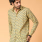 The Beige Color Butti Print Shirt