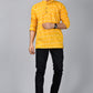 The Yellow Dot Print Short Kurta