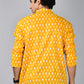 The Yellow Dot Print Short Kurta