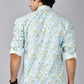 The Jungle Blue Block Printed Shirt